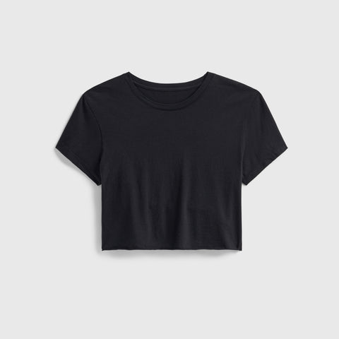 1673 CROP ROCKER TEE