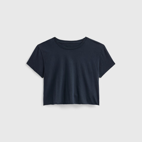 1673 CROP ROCKER TEE