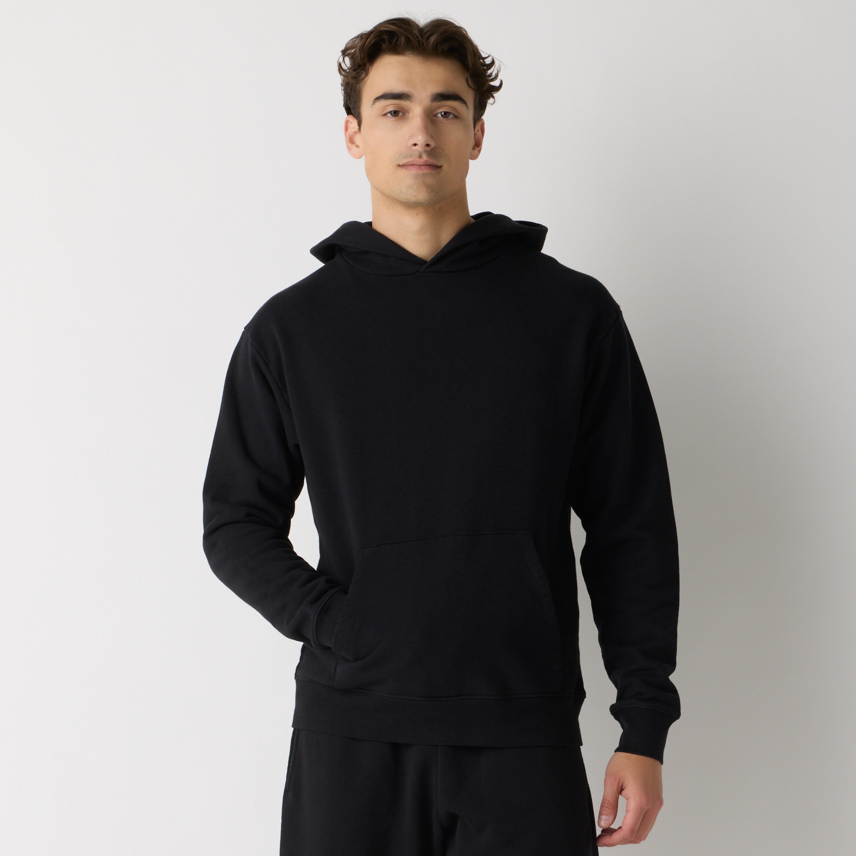 トップス HWC LABEL HOODIE BLACK S BlackEyePatch - HWC LABEL HOODIE – Stactile