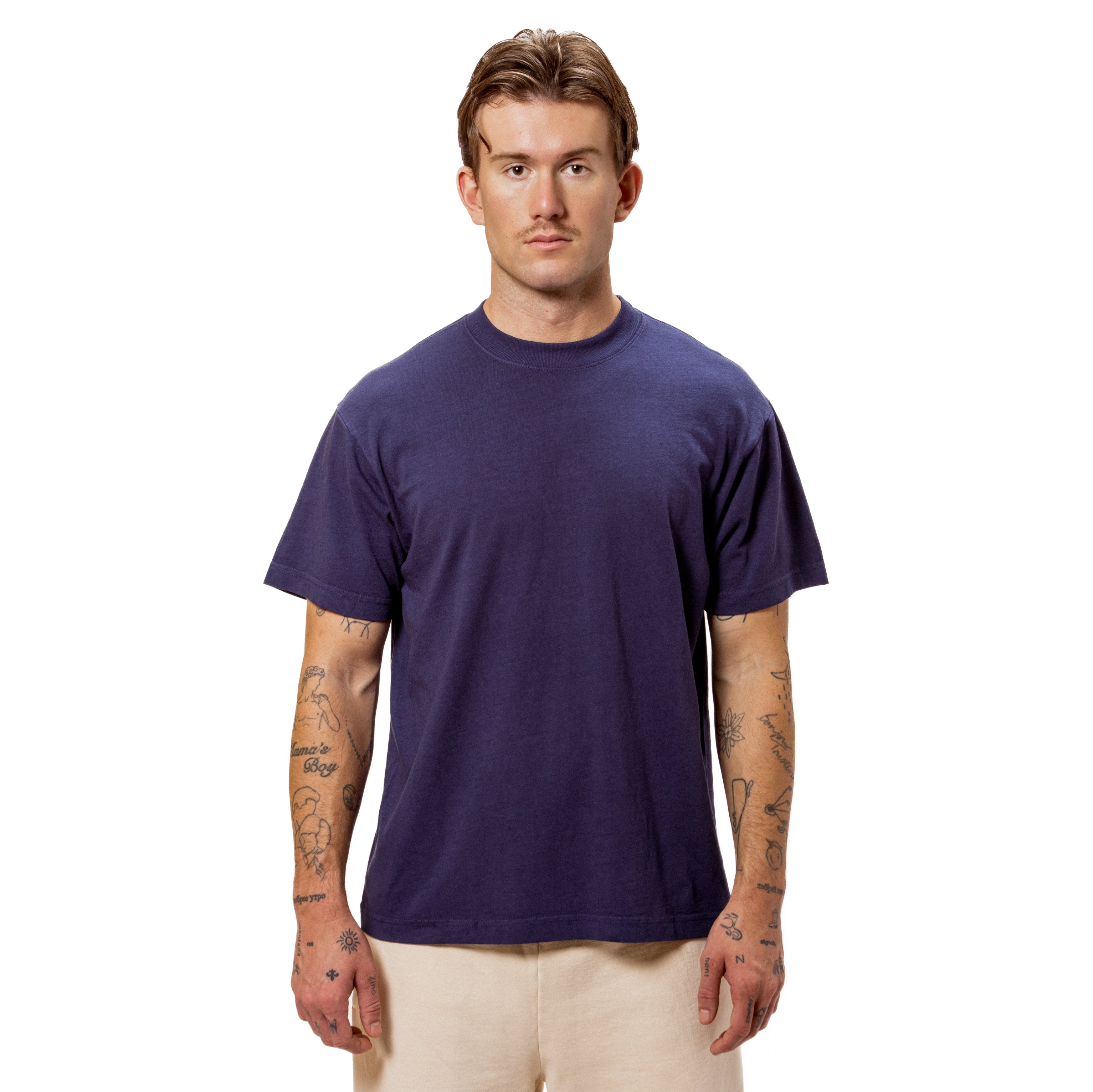 JOURNAL STANDARD - journal standard Ｔshirt Journal Standard Border T-Shirt 100% Cotton, Size L, Classic